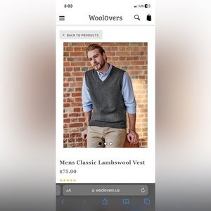 WoolOvers Lambswool Vest